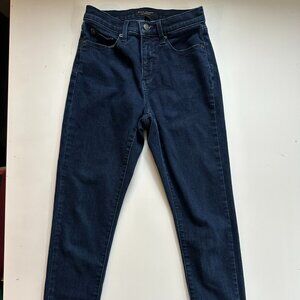 Banana Republic High Rise Skinny Jeans Dark Wash Denim 26/2